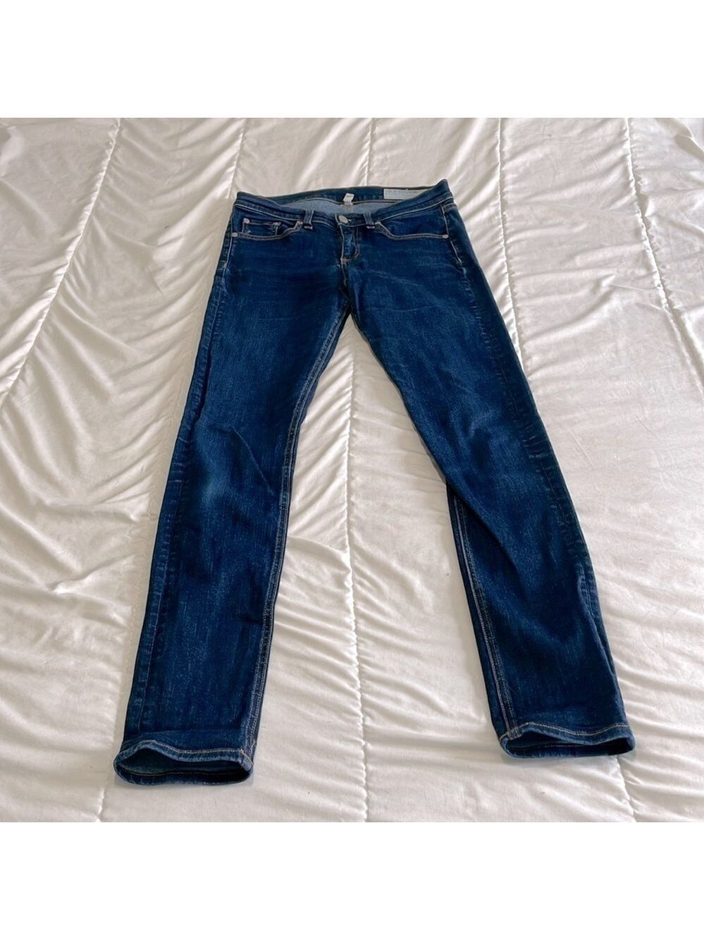 Rag & Bone High Rise Skinny Jeans in Heritage Size 27